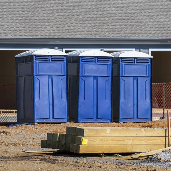 is there a specific order in which to place multiple portable toilets in Lewistown Heights MT